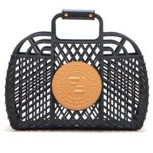 🖤🔥NWT🔥🖤 FENDI Recycled Plastic Vitello Liberty Basket 🖤